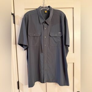 Eddie Bauer Men's Charcoal Button Down Shirt